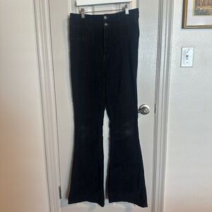 Free People We the Free Jayde Flare Black Corduroy Jeans